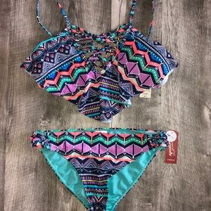 Arizona Cross front 2 piece bikini size XL